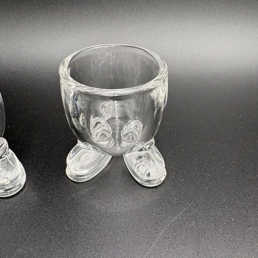 Vintage‎ Arc France Footed Egg Cup - Set Of 2 Whimsical Fun Retro